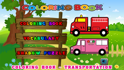 How to cancel & delete Kids Coloring Pages - Toddler Cars Transportation from iphone & ipad 1