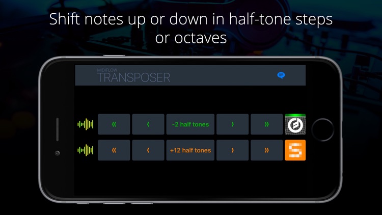 Midiflow Transposer (Audiobus)