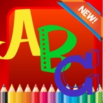 Drawing and paint ABC Coloring Book for kid age 1-10