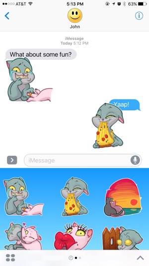 Two Funny Cats Stickers(圖2)-速報App