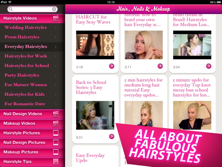 Hair, Nails and Makeup HD