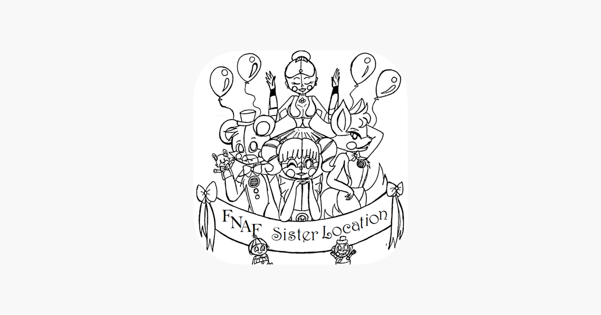 five nights at freddy's coloring pages sister location