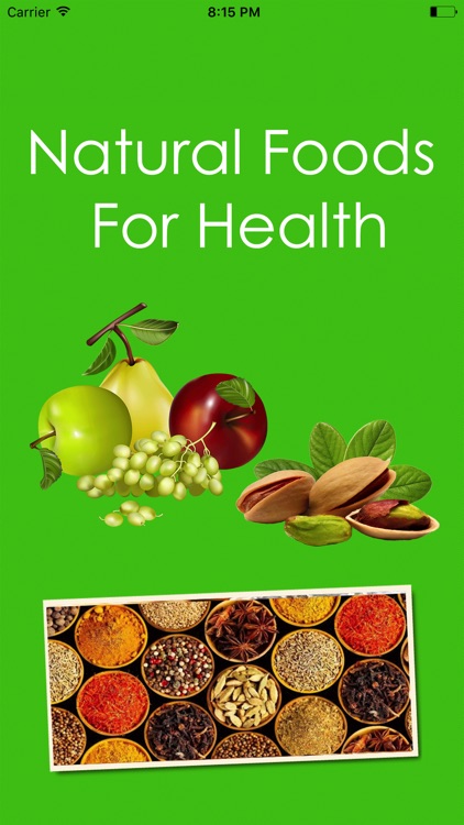 Natural Foods For Health