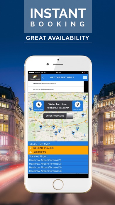 Screenshot #1 pour Travel Force - book minibus taxi in london & uk