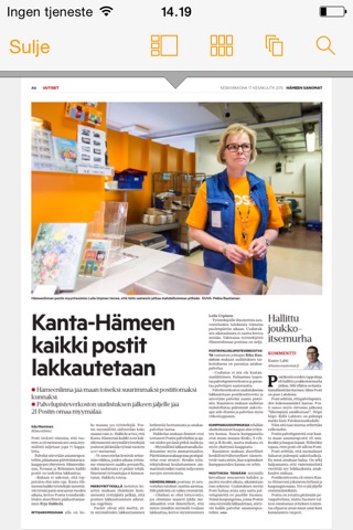 Hämeen Sanomat screenshot 2