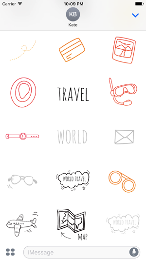 Animated Cute Travel Stickers(圖3)-速報App