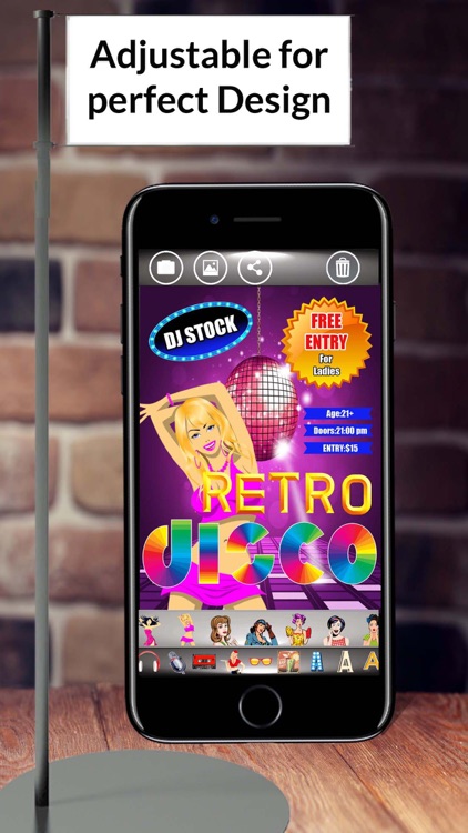 Flyer Retro Design - Flyer Maker & Flyer Creator screenshot-3