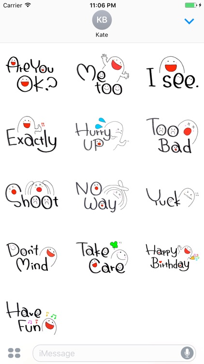 Daily Conversation English Stickers