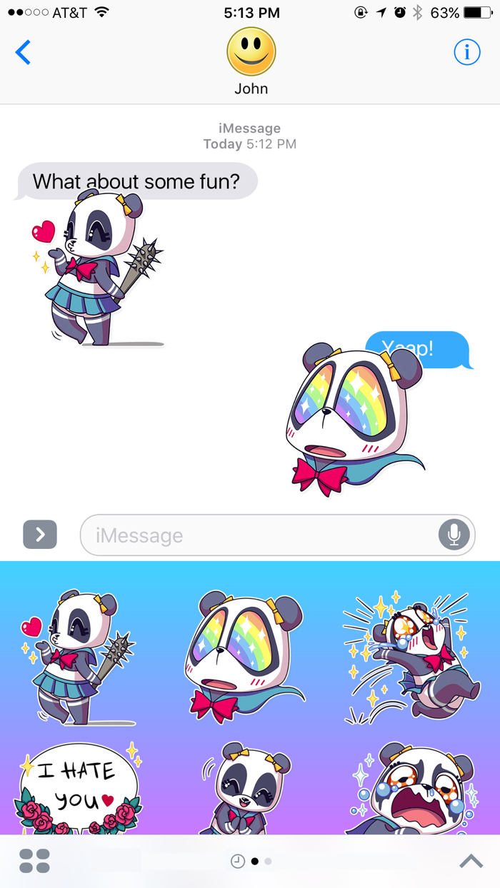 Amazing Panda Adventures Stickers