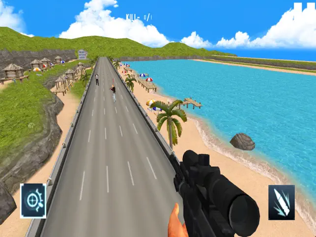 Beach Sniper Commando, game for IOS