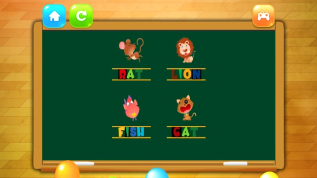 Puzzle 4 Letters Learn English Words for Kids(圖2)-速報App