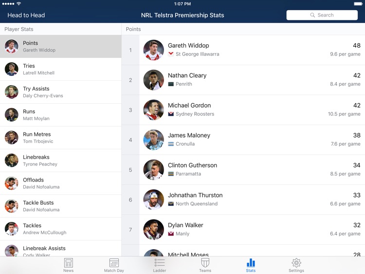 Rugby League Live for iPad screenshot-3