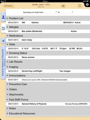 MacPractice iEHR 7.3 screenshot 3