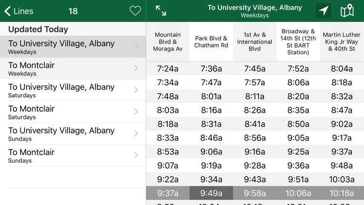 Schedules - AC Transit Time Tables screenshot-4