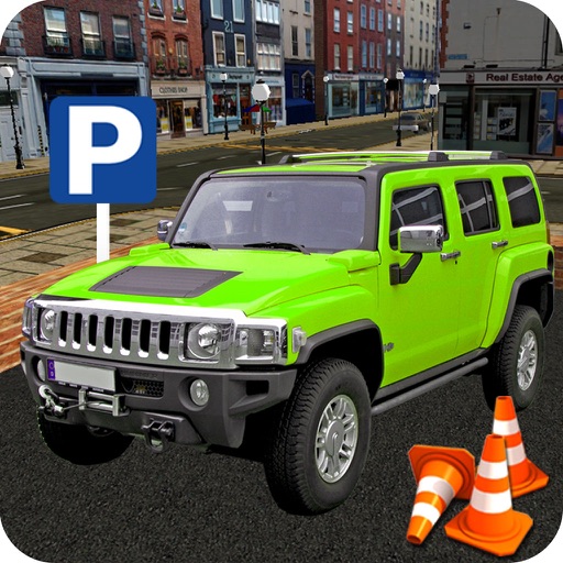 Real Smart Car Parking: Training Game icon