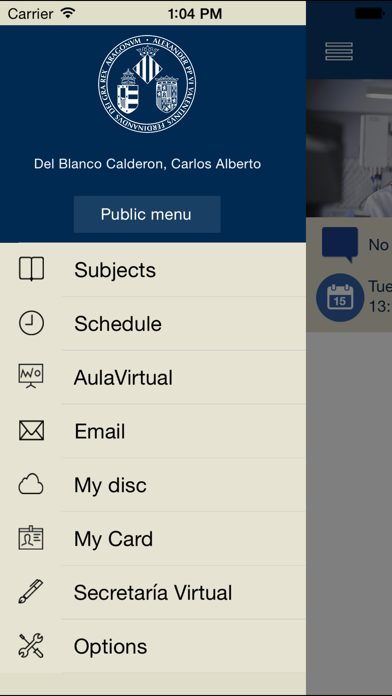 How to cancel & delete University of Valencia from iphone & ipad 1