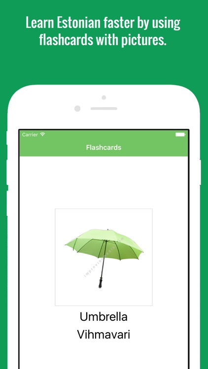 Estonian Flashcards with Pictures