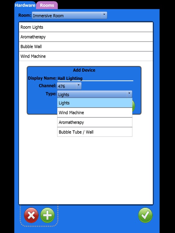 Integrex Room Control