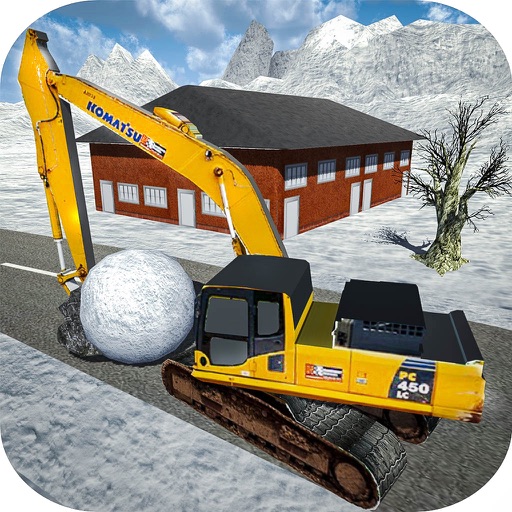 Heavy Excavator Machinery: Snow Plowing Simulator iOS App