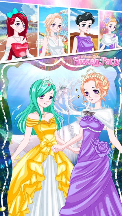 Romantic princess dress - Girls style up games