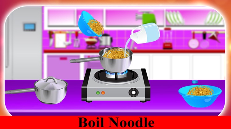 Hot Noodle Maker Food Court: Cooking Game