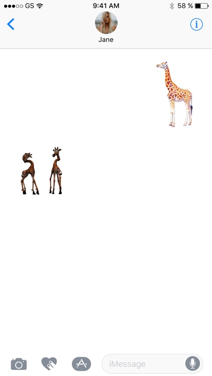 Giraffe Two Sticker Pack