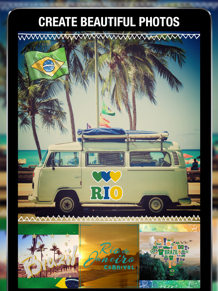 Insta Brasil 巴西 里约热内卢狂欢节 照片编辑器