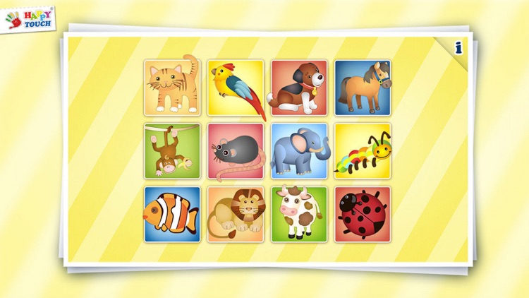 Animated Animal Puzzle for kids by HAPPYTOUCH®