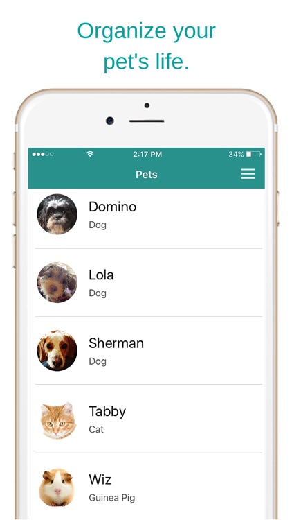 Pet sales mobile calendar