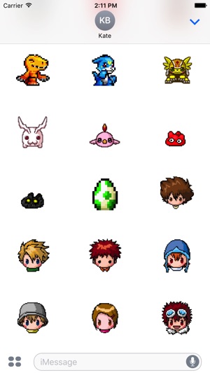 Digital Monsters Pixel Art: Sticker Pack(圖2)-速報App