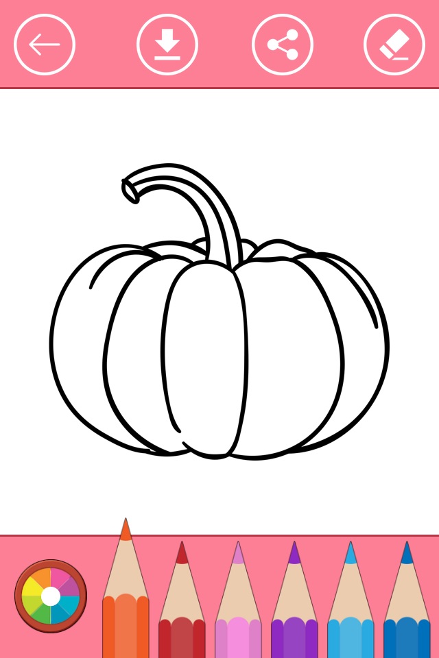 Vegetable Coloring Book for Kids: Learn to color screenshot 4