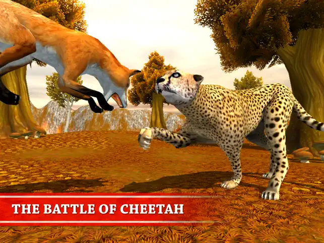 Captura 1 Salvaje Guepardo Simulador Juego - Animales Lucha iphone