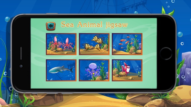 sea animals jigsaw puzzle games for kids(圖2)-速報App