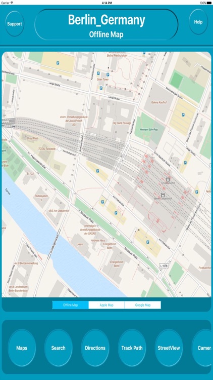 Berlin Germany Offline Map Navigation GUIDE