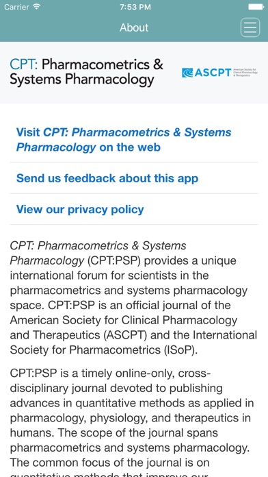 CPT: Pharmacometrics ... screenshot1