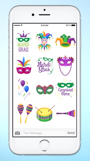 Mardi Gras Carnival Sticker Pack(圖3)-速報App