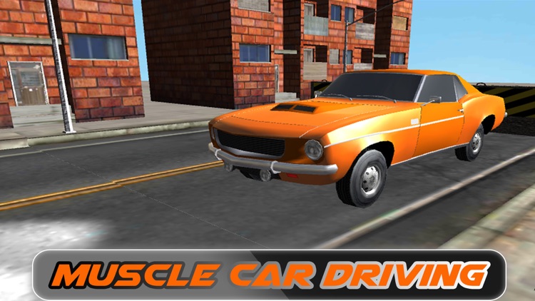 Old Muscle Car City Driving - Hardway parking 3D screenshot-4