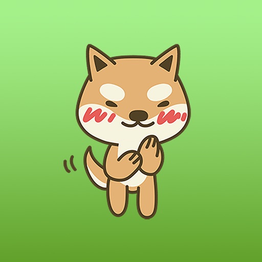Shiba The Little Butt Dog Stickers iOS App