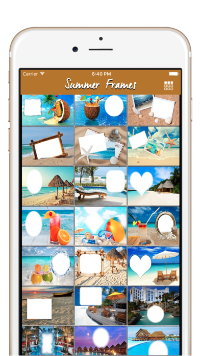 How to cancel & delete Summer Photo Frames & Sunny Beach Pictures Frames from iphone & ipad 1