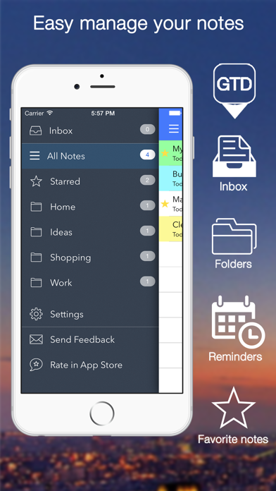 Note-IFY (formerly FNotes): colorful notes with Reminders, TextExpander and Dropbox synchronization Screenshot 3