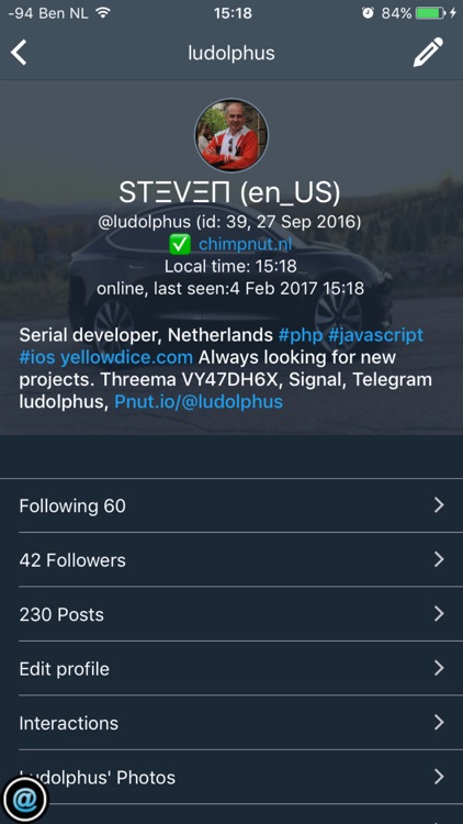 ChimPnut - Microblog client, Messaging and Patter screenshot-3
