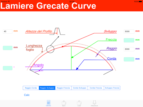 roof curved calculator screenshot 3