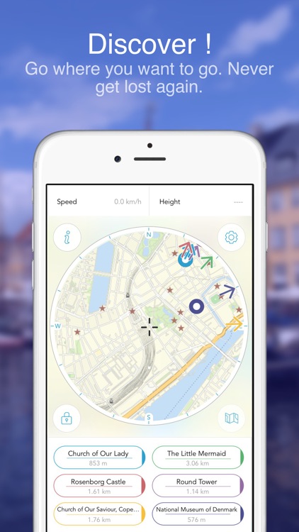 Copenhagen on foot : Offline Map