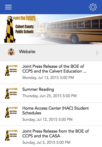 Calvert County Public Schools screenshot 2