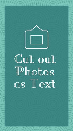 Cut out Photos as Text(圖1)-速報App