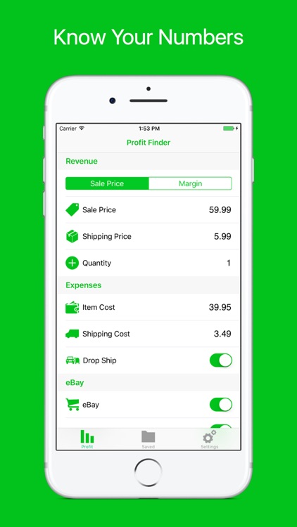 Profit Finder - Fee Calculator for Amazon and eBay screenshot-0