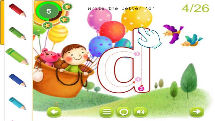 ABC Tracing English Alphabet Letters for Preschool screenshot-3