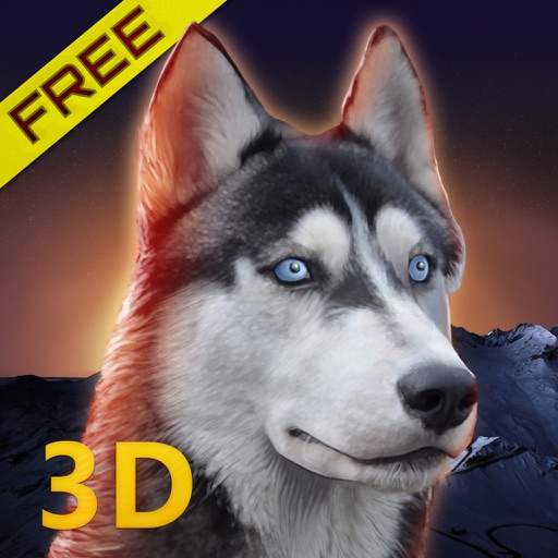 Husky Snow Dog Simulator 3D icon