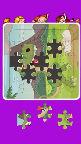 Game screenshot Kids dinosaur puzzle games for toddlers hack