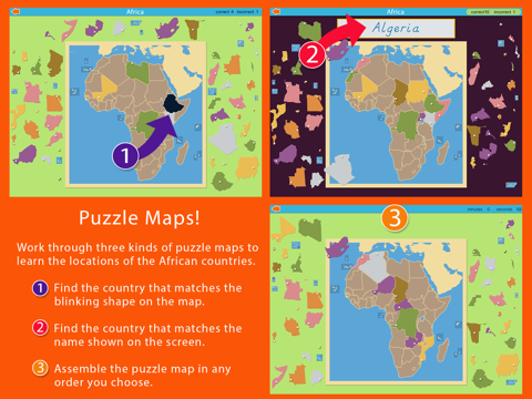 Africa - Montessori Geography screenshot 3